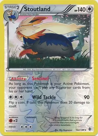Stoutland Reverse Holo 122 Normal