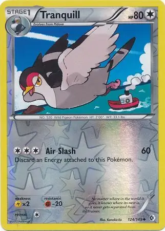 Tranquill Reverse Holo 124 Normal