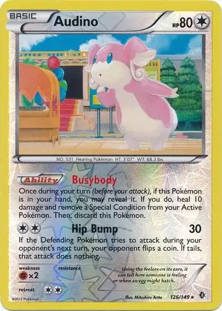 Audino Reverse Holo 126 Normal