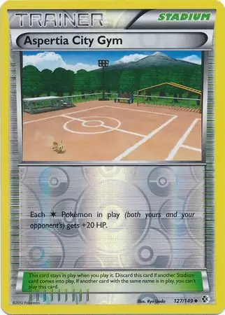 Aspertia City Gym Reverse Holo 127 Normal