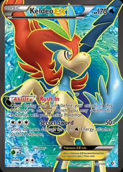 Full Art Keldeo EX 142