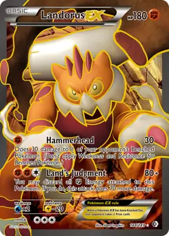 Full Art Landorus EX 144 Normal