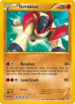 Terrakion Secret 151 Normal
