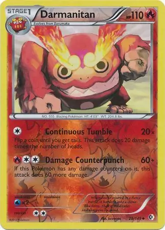 Darmanitan Reverse Holo 28 Normal