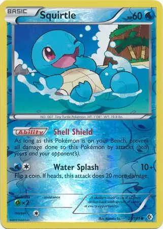 Squirtle Reverse Holo 29 Normal