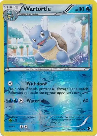 Wartortle Reverse Holo 30 Normal