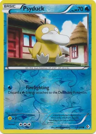 Psyduck Reverse Holo 33 Normal