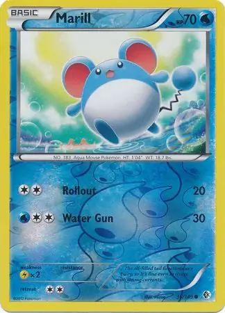 Marill Reverse Holo 36 Normal