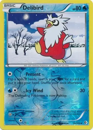 Delibird Reverse Holo 38 Normal