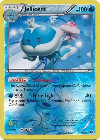 Jellicent Reverse Holo 45 Normal