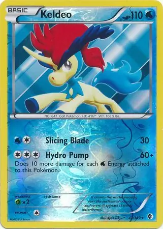 Keldeo Reverse Holo 47 Normal