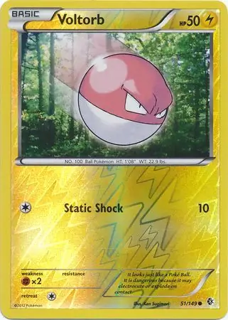 Voltorb Reverse Holo 51 Normal