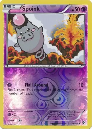 Spoink Reverse Holo 59