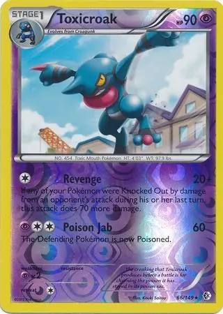 Toxicroak Reverse Holo 66 Normal