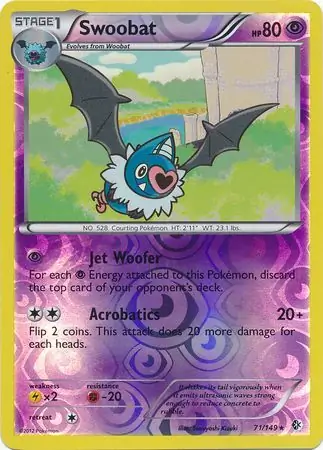 Swoobat Reverse Holo 71 Normal