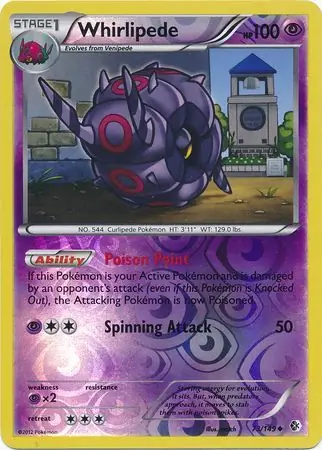 Whirlipede Reverse Holo 73 Normal