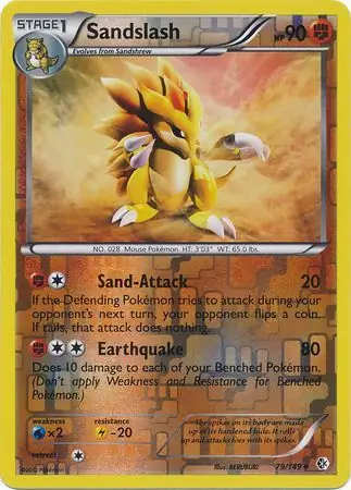 Sandslash Reverse Holo 79 Normal