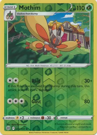 Mothim Reverse Holo 011 Normal