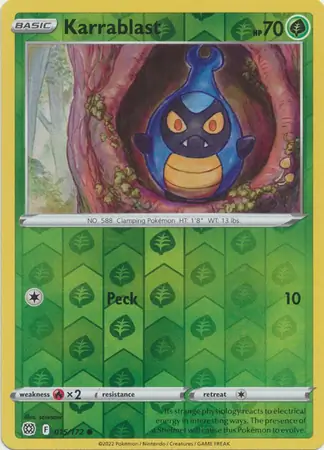 Karrablast Reverse Holo 015 Normal