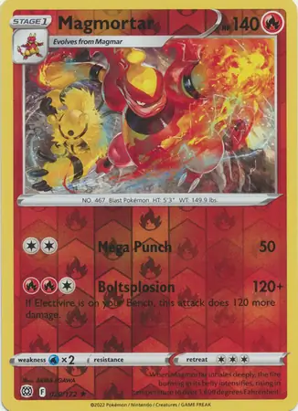 Magmortar Reverse Holo 020 Normal