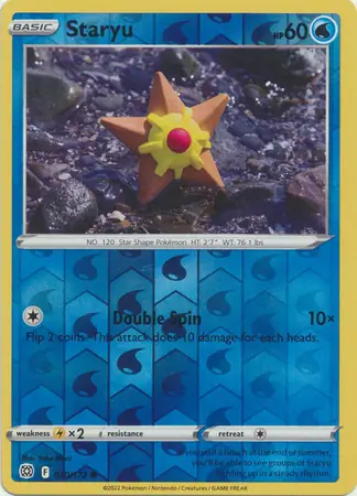 Staryu Reverse Holo 030