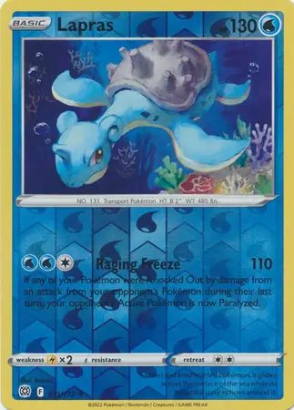 Lapras Reverse Holo 031 Normal