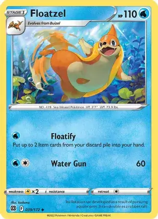 Floatzel 039 Normal
