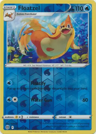 Floatzel Reverse Holo 039 Normal