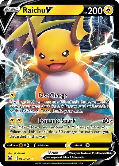 Raichu V 045 Normal