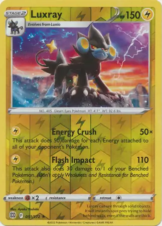Luxray Reverse Holo 051 Normal