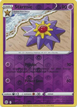 Starmie Reverse Holo 055