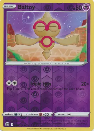 Baltoy Reverse Holo 058 Normal