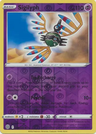 Sigilyph Reverse Holo 066 Normal