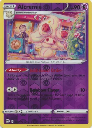 Alcremie Reverse Holo 071 Normal