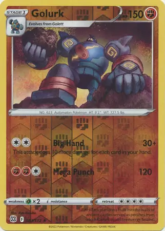 Golurk Reverse Holo 083 Normal