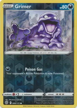 Grimer Reverse Holo 084 Normal