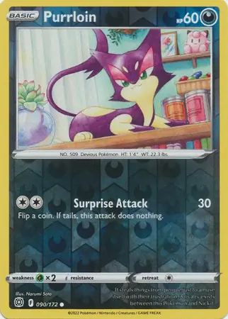 Purrloin Reverse Holo 090