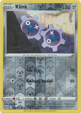 Klink Reverse Holo 102 Normal