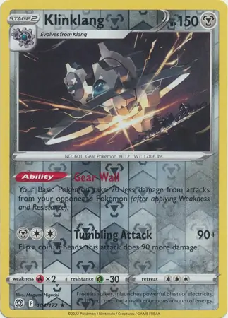 Klinklang Reverse Holo 104 Normal