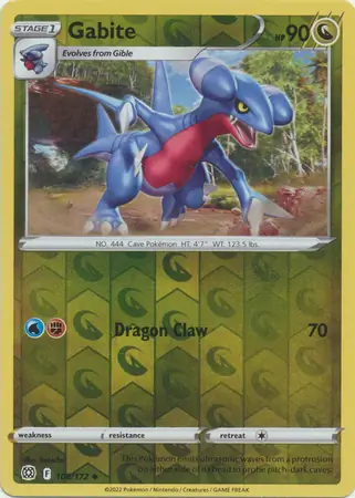 Gabite Reverse Holo 108 Normal