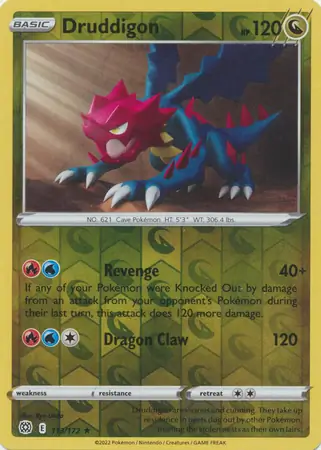 Druddigon Reverse Holo 113 Normal