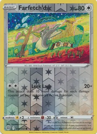 Farfetch'd Reverse Holo 115 Normal