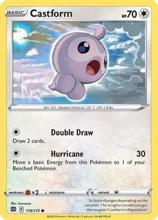 Castform 116 Normal