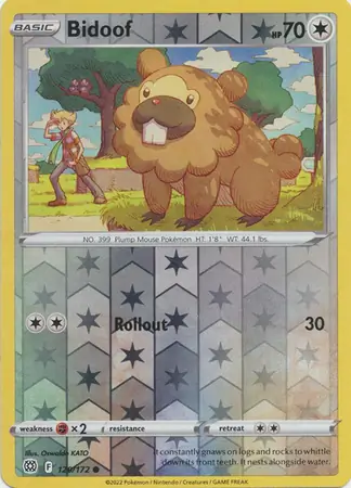 Bidoof Reverse Holo 120 Normal