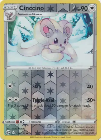 Cinccino Reverse Holo 125 Normal