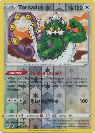 Tornadus Reverse Holo 126 Normal