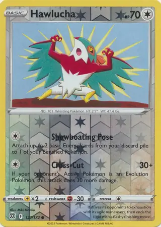 Hawlucha Reverse Holo 127 Normal