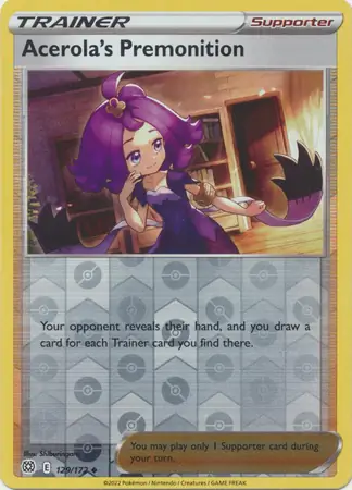 Acerola's Premonition Reverse Holo 129 Normal