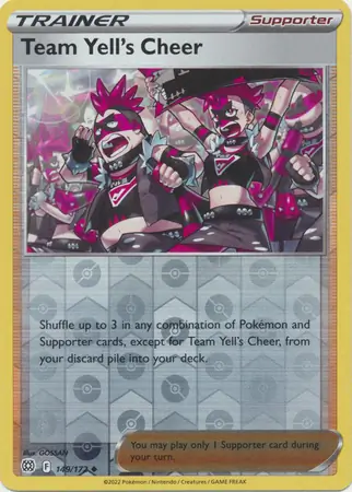 Team Yell's Cheer Reverse Holo 149