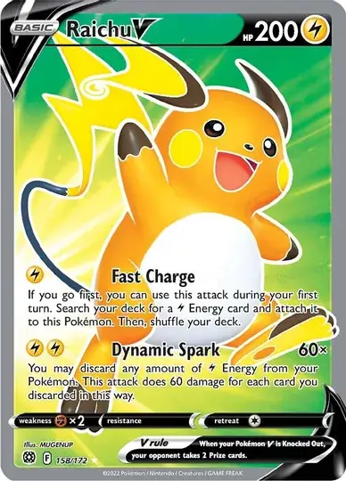 Raichu V 158 Normal